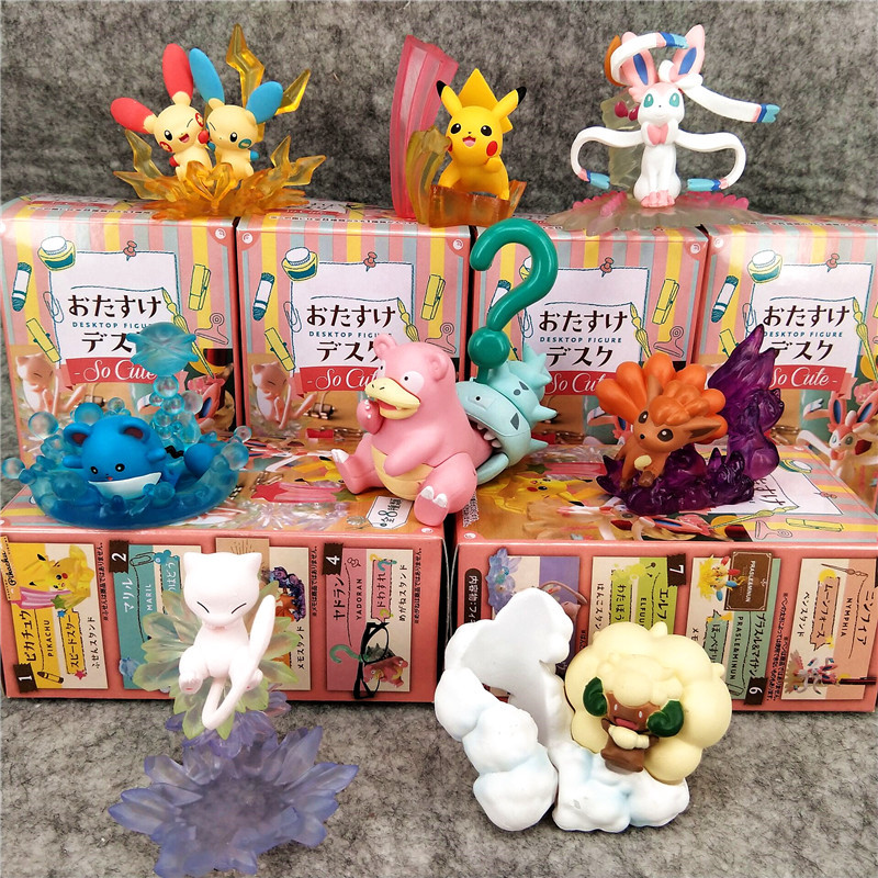 Model Figure Base - Pokémon Blind Box Spielzeug Kristallbasis-Szene Anime-Figur