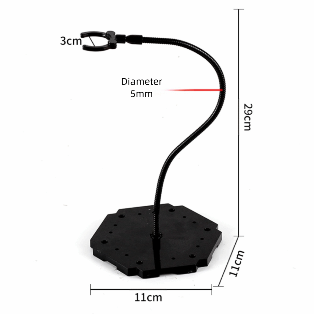 Model Figure Base - Snake Tube Anime-Figurenständer PVC 29cm Figuren-Basisständer
