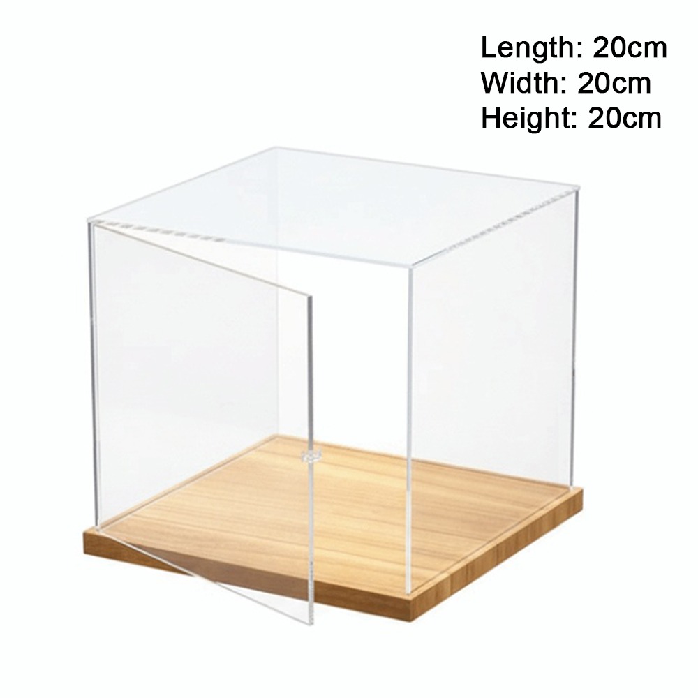 Model Kit Display Case - Transparente Acryl-Vitrine, Klebefreie Montage, Stapelbares Design,