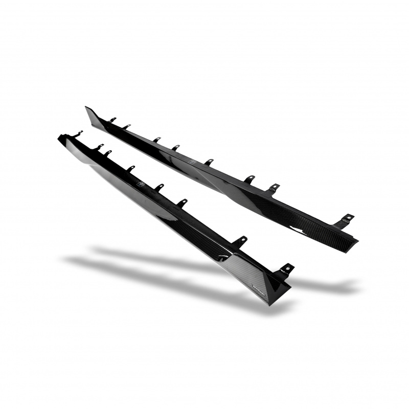 Model Kit Mustang - Hochwertige Carbon-Seitenschweller Modifikations-Karosserie-Kit Passend für Mustang