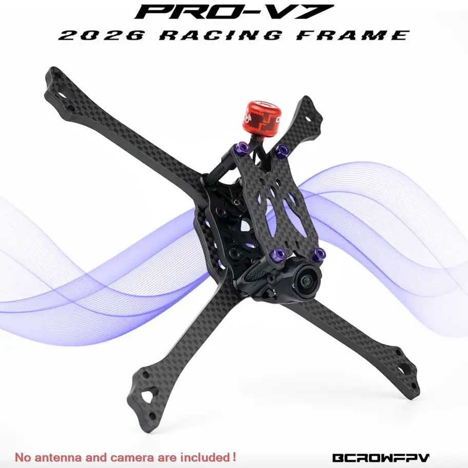 Frame Model Kit - BCROWFPV PRO-V7 Racing Drone Rahmen Kit