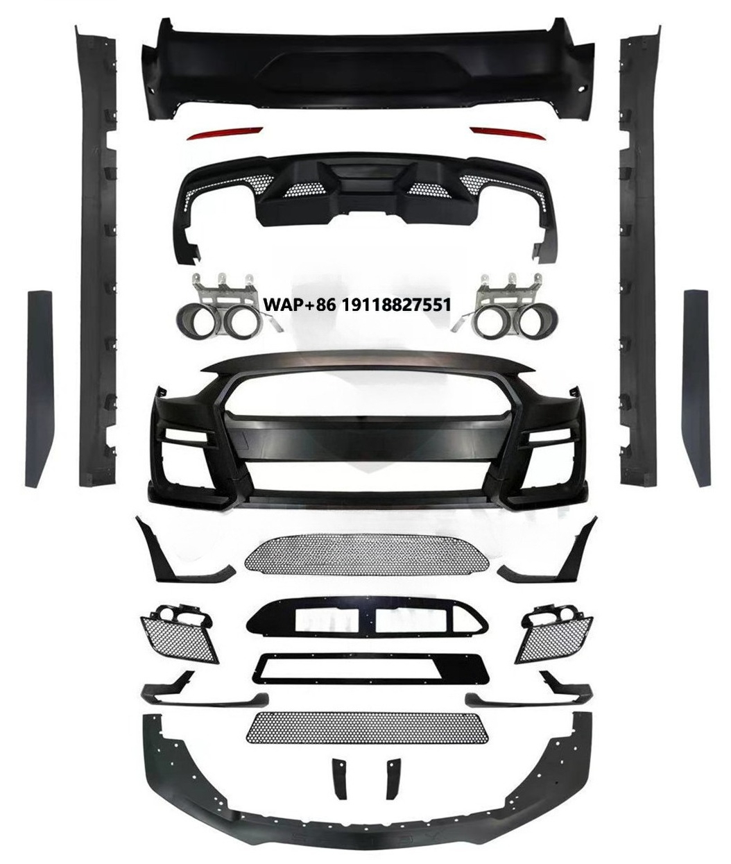 Model Kit Mustang - Karosserie-Kit für Mustang 2018-2020 zur Umrüstung