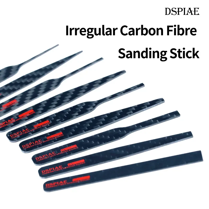 Model Kit Tweezers - DISPIAE Speziell geformte Schleifplatte aus Kohlefaser