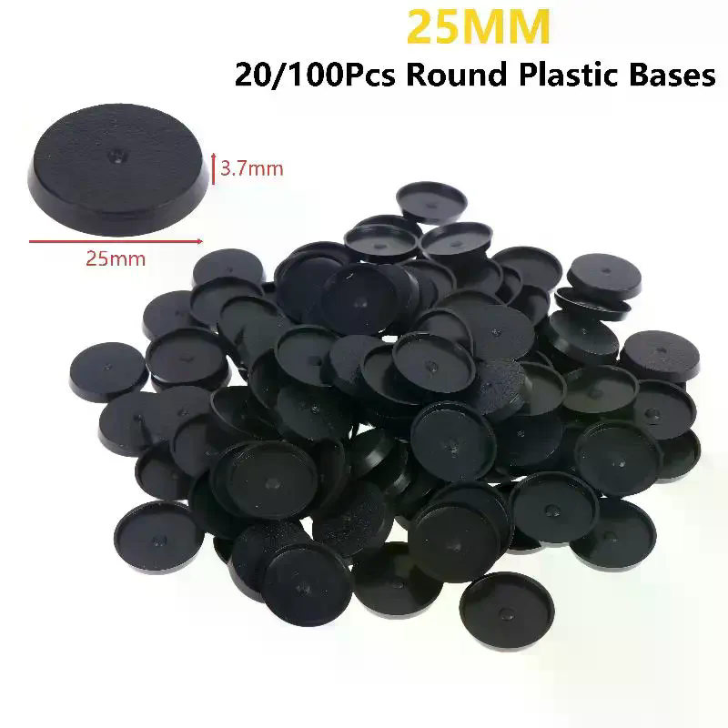 20/100 Stück 25 mm runde Minia – Model Figure Base Bewertung und Preis