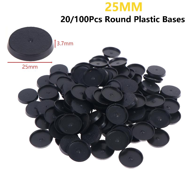 20/100 Stück 25 mm runde Minia – Model Figure Base Bewertung und Preis