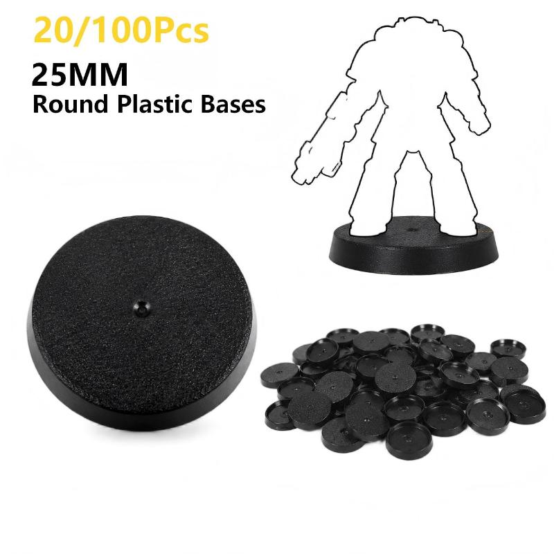20/100 Stück 25 mm runde Minia – Model Figure Base Bewertung und Preis