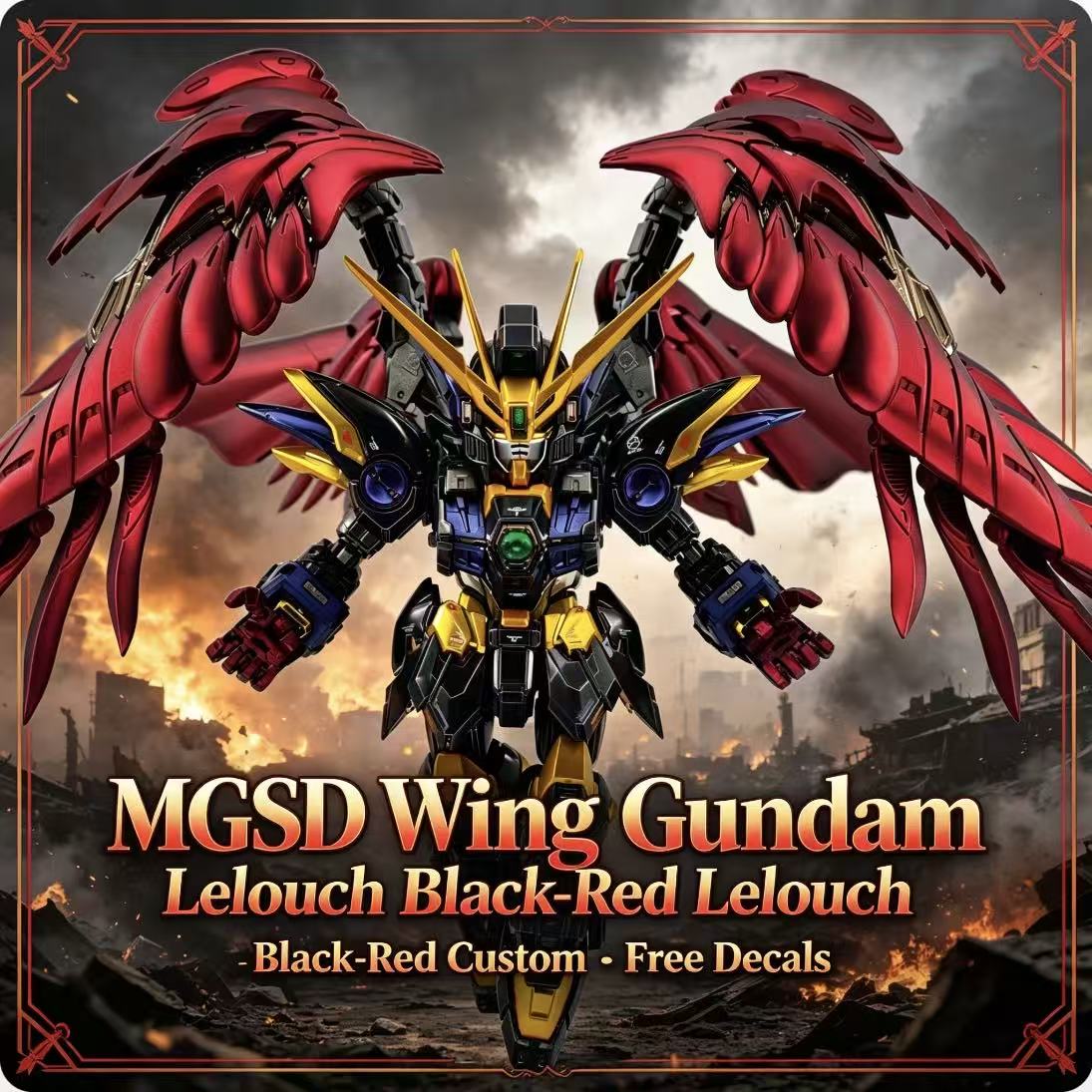 MGSD Wing Lelouch Farbschema,  – Model Kit Zeus Bewertung und Preis