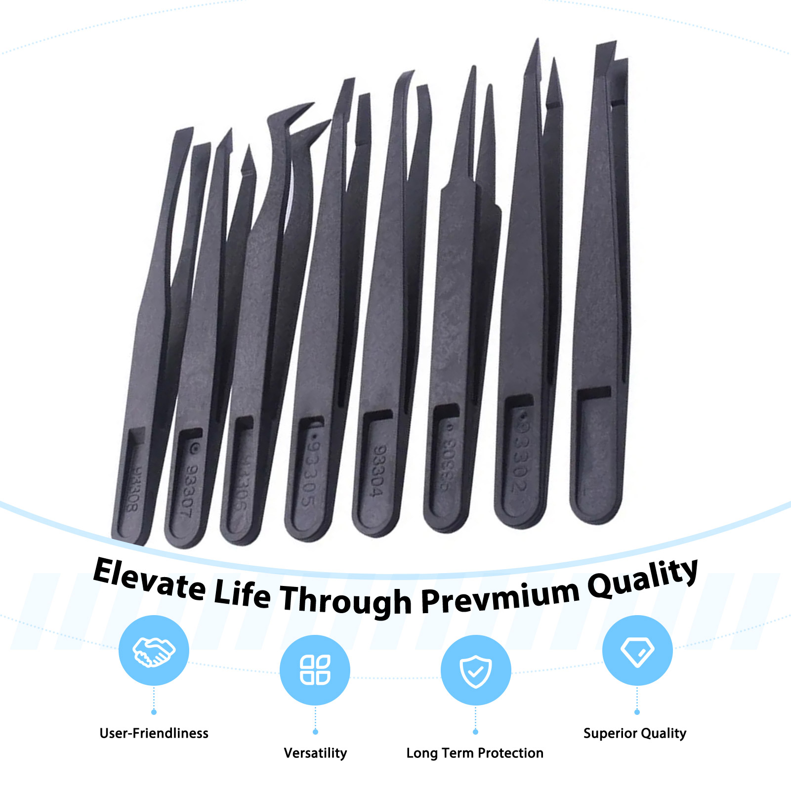 8-teiliges Pinzetten-Set aus K – Model Kit Tweezers Bewertung und Preis