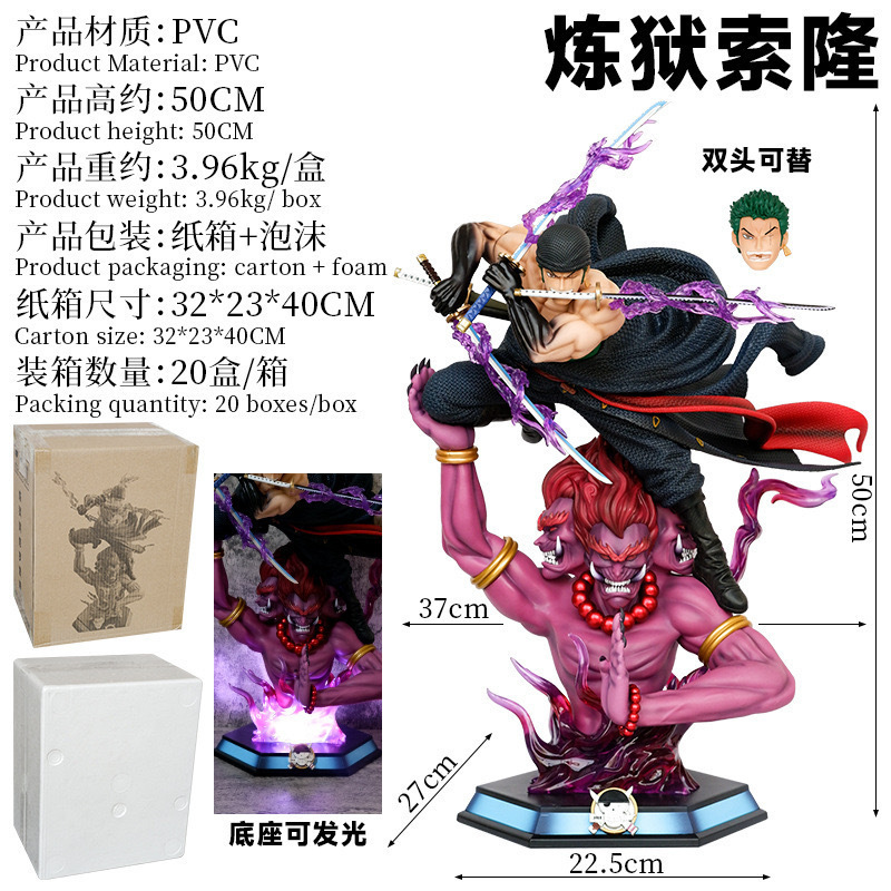 One Piece Roronoa Zoro Purgato – Model Figure Base Bewertung und Preis