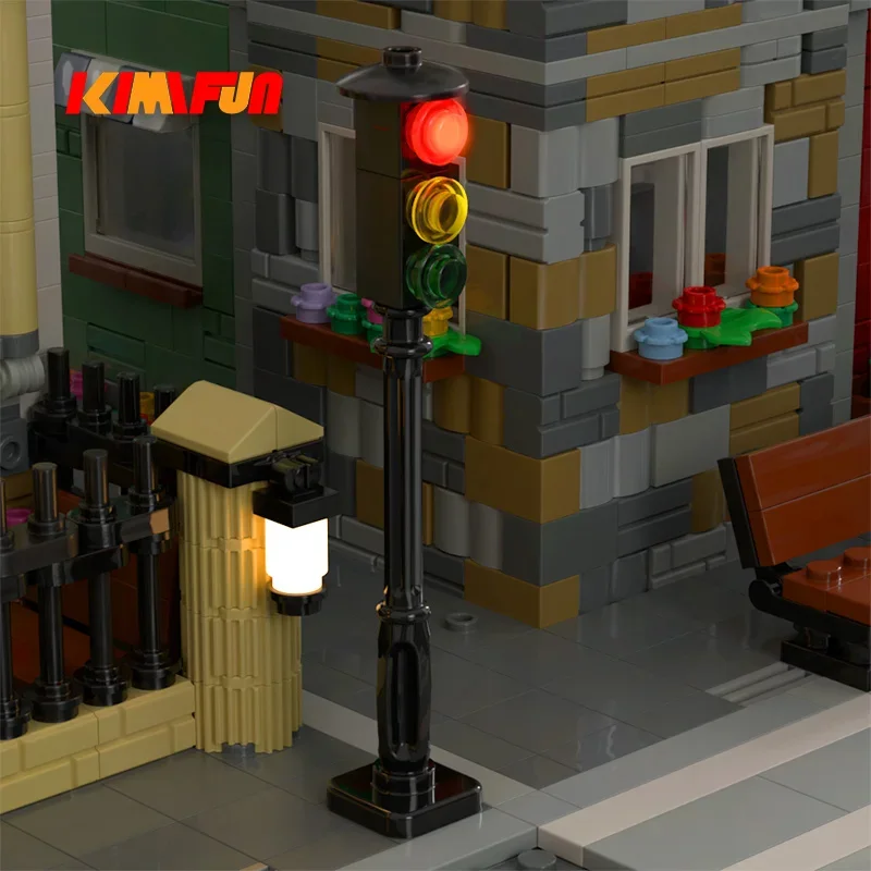1 stücke LED MOC Straße Automa – Lego Set City Bewertung und Preis