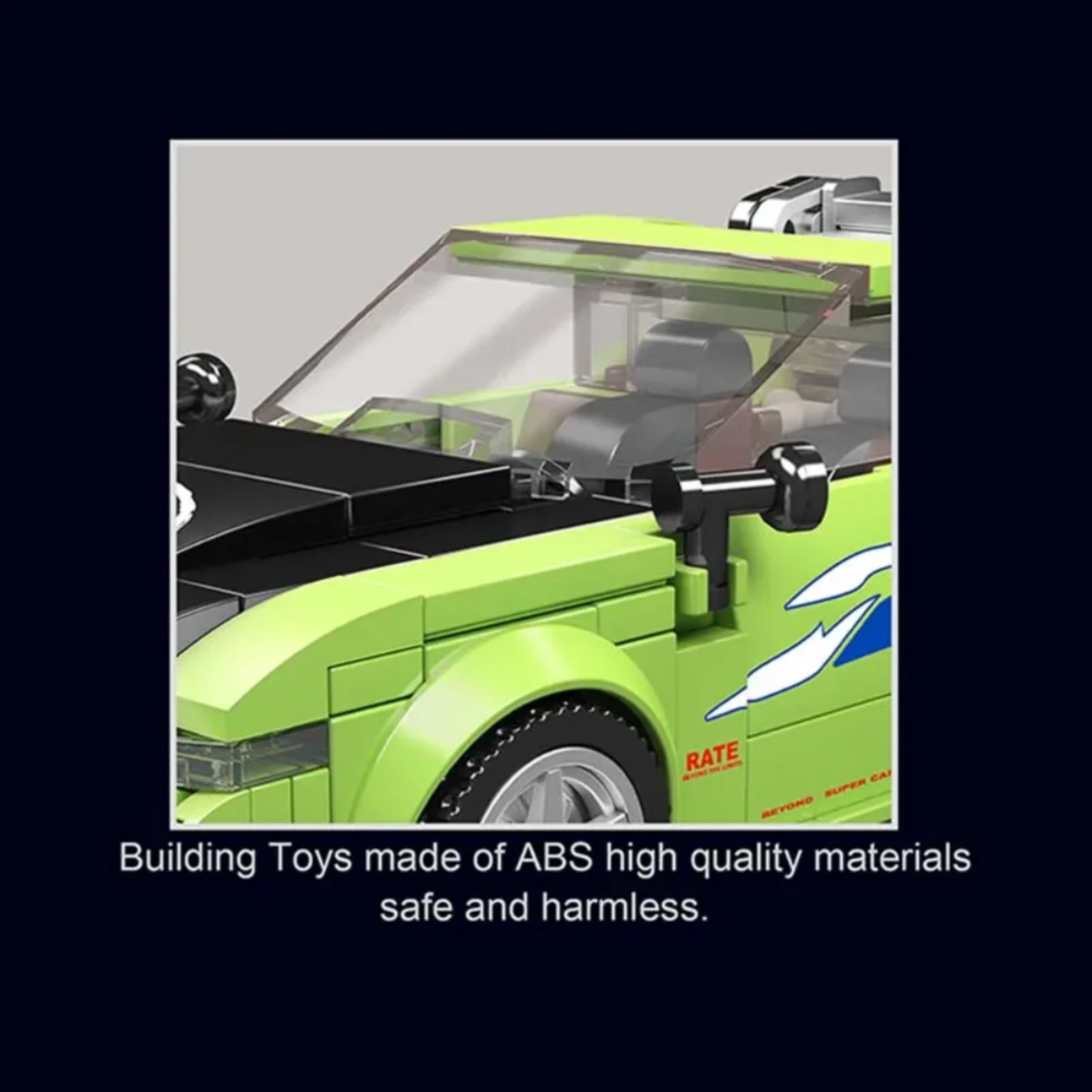 Mould King 27033 Rennwagen-Mod – Model Kit Display Case Bewertung und Preis