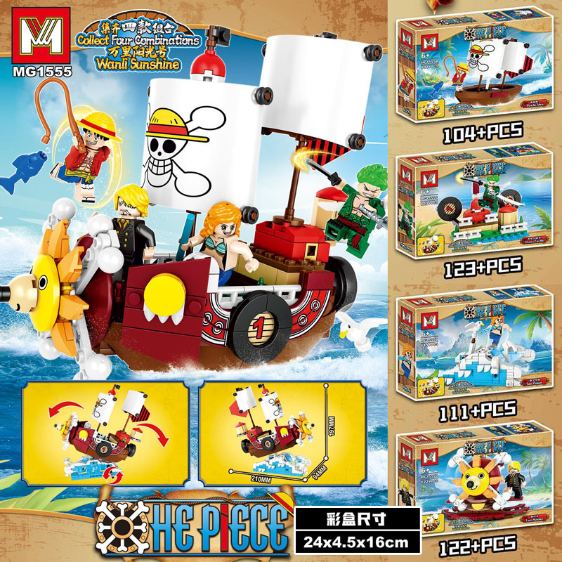 4-in-1 One Piece THOUSAND SUNN – Model Kit One Piece Ship Bewertung und Preis