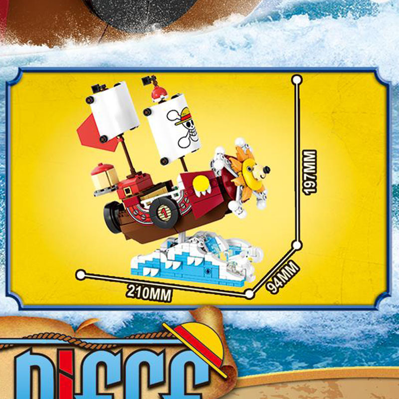 4-in-1 One Piece THOUSAND SUNN – Model Kit One Piece Ship Bewertung und Preis