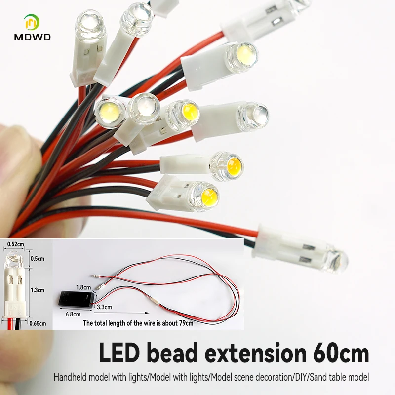 60 cm LED-Perlen, Miniatur-Nac – Model Kit Diorama Bewertung und Preis